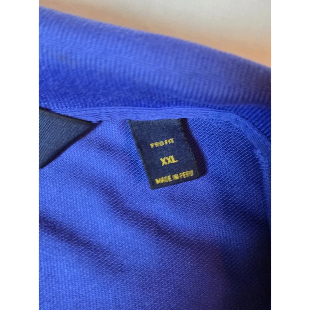 Vintage Ralph Lauren Shirt Men 2XL Purple Polo Big Pony Golf Preppy‎ Pima Cotton